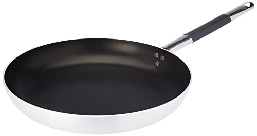 Pentole Agnelli Platinum panna - 32 cm aluminum, 3 mm thick, deep head, stainless steel Cool handle, silver/black.