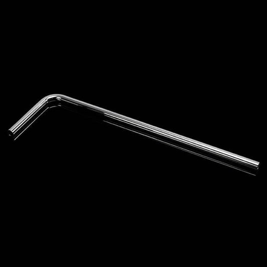 Barrow vara cietā caurule, 16/14mm, 90 grādi - 630mm, melna