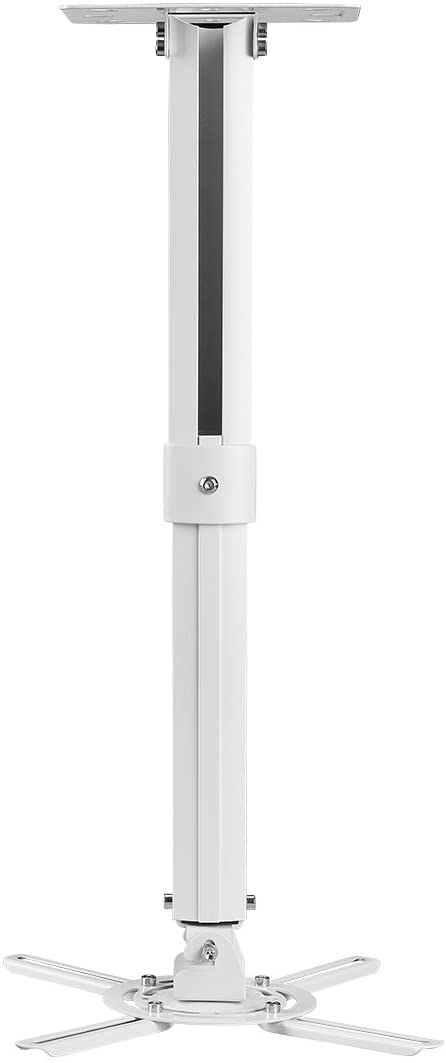 suptek projektora griestu stiprinājums, universāls sienas stiprinājums ar 21–54 cm pagarinājuma stieni līdz 13,6 kg PR05W