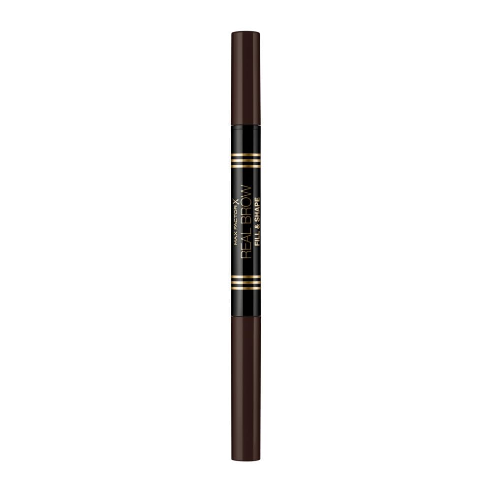 Uzacu zīmulis Max Factor Real Brow Fill & Shape Pencil, tonis 04 Deep Brown, 10 g