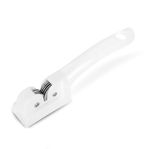 NIROSTA nažu asinātājs Arcadalina 18cm no MIPS/nerūsējošā tērauda, plastmasas, balts/sudrabs, 18 x 7.8 x 4 cm