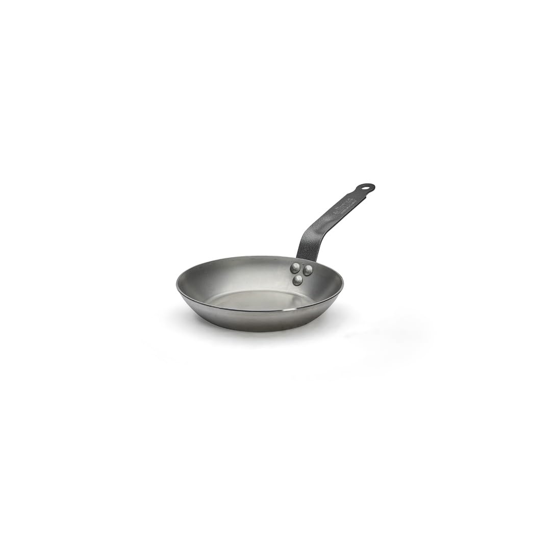 de Buyer Cepamā panna CARBONE PLUS - 20 cm, tērauda, sudrabs, izturīga, ideāla cepšanai un sautēšanai