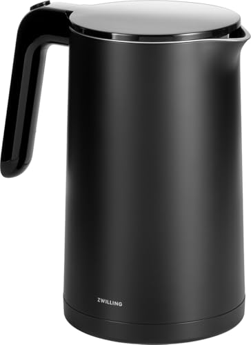 ZWILLING ENFINIGY ūdens vārītājs - bezvadu, 1850W, 1,5L, nerūsējošā tērauda kaļķu filtrs, pārkaršanas aizsardzība, melns