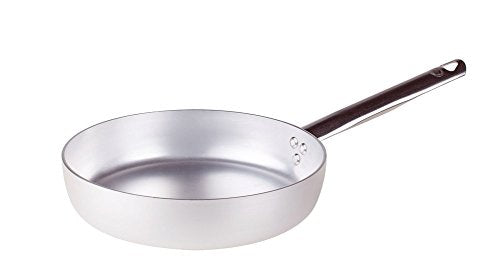 Pentole Agnelli ALMA11142 - 42 cm straight frying pan, 3 mm thick, with tubular stainless steel handle.