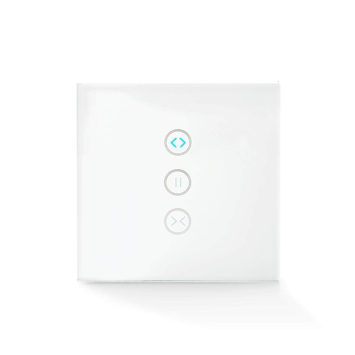 NEDIS SmartLife - WLAN sienas slēdzis - Saules lietussargs/Slēdzis/Aizkars - Sienas turētājs - Iebūvēta SmartLife lietotne - Saderīgs ar Amazon Alexa un Google Home, balts