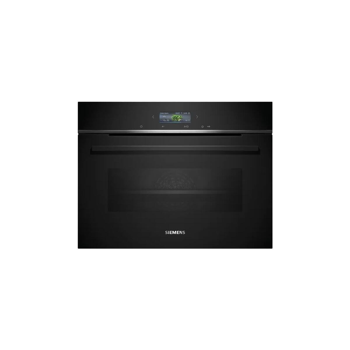 Viedā iebūvējamā kompaktā cepeškrāsns Siemens iQ700 CB734G1B1, 60 x 45 cm, nerūsējošais tērauds