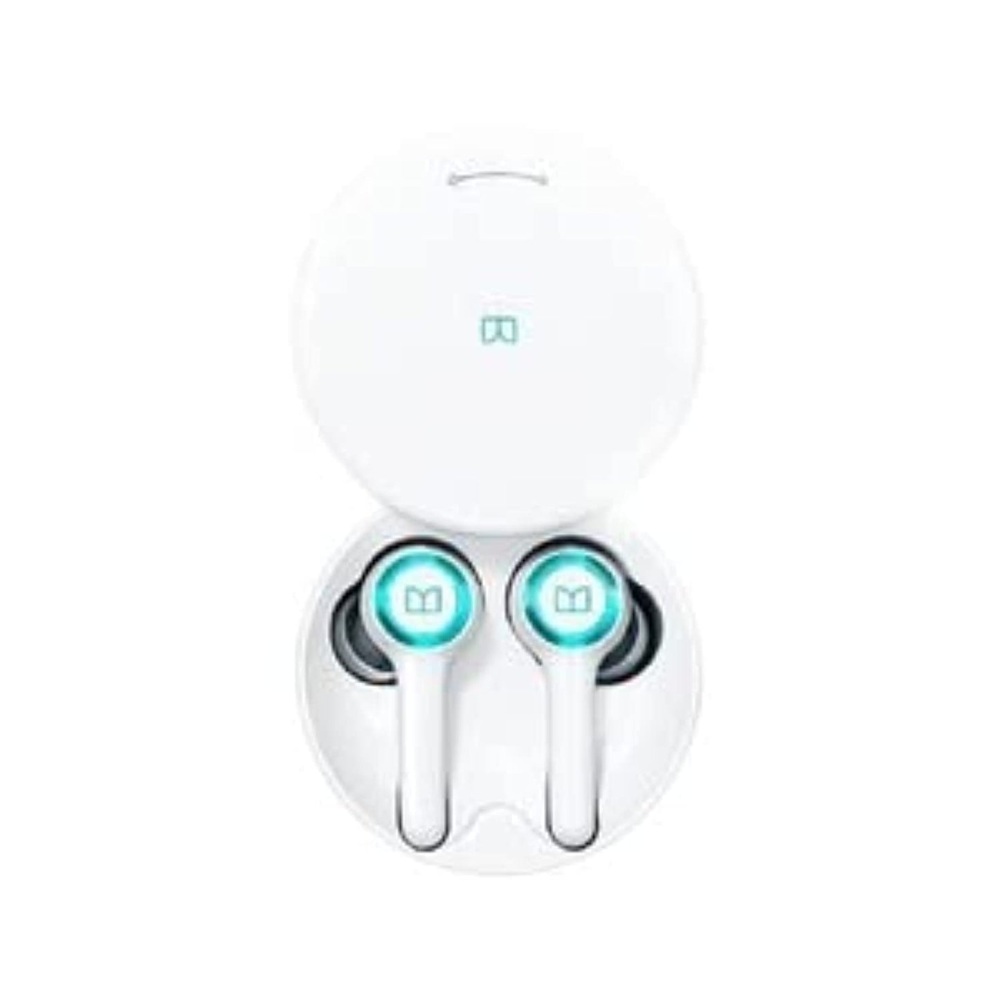 Monster Clarity 102 Airlinks - 30h playback, fast charging, wireless charging, waterproof, universal fit, white