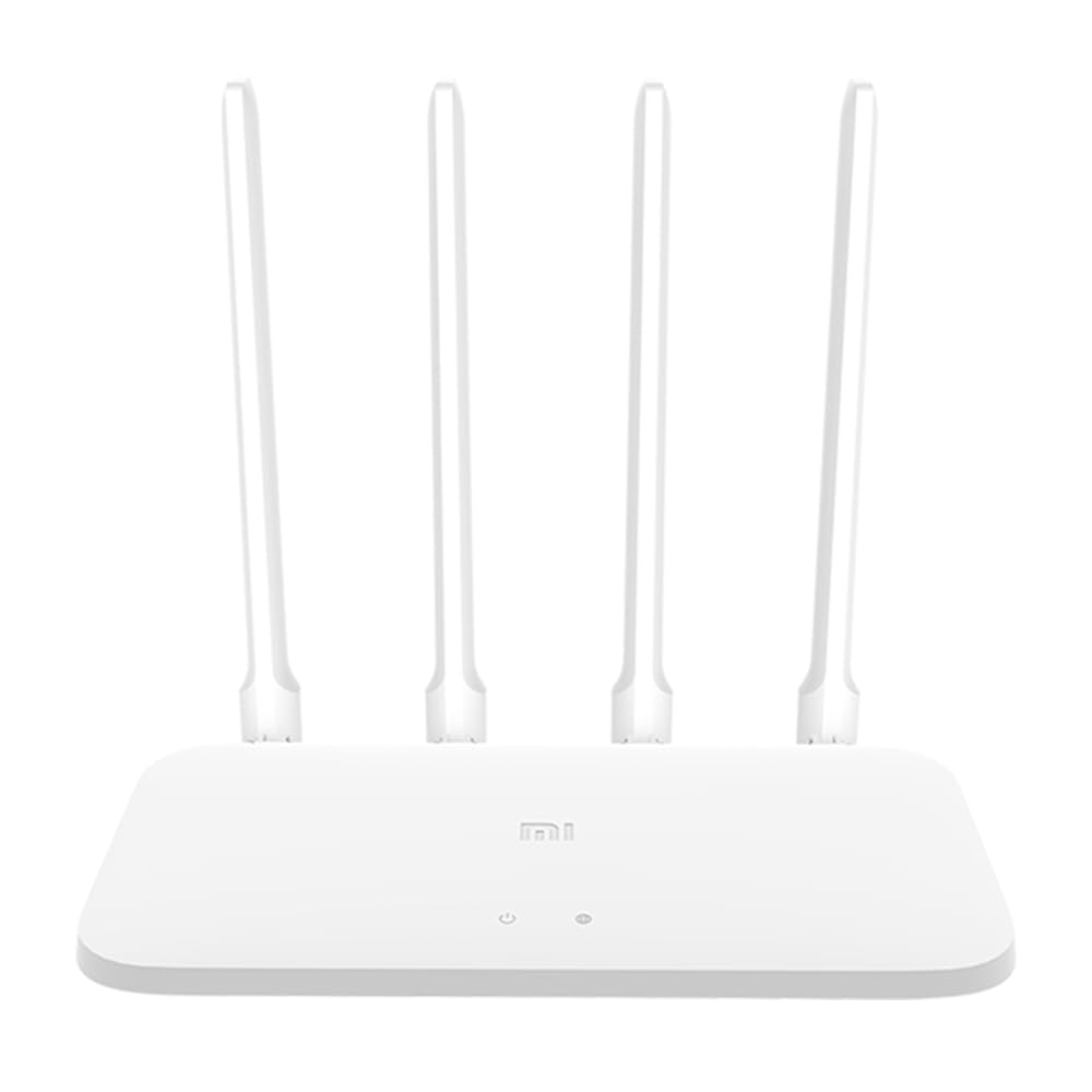 Xiaomi Mi Router 4A, WLAN maršrutētājs 867 Mbps ar 5 GHz un 300 Mbps pie 2,4 GHz, 802.11a/b/g/n/ac, 802.3/3u, 64 MB RAM, 4 antenas, Xiaomi lietotne, līdz 64 ierīcēm, balts