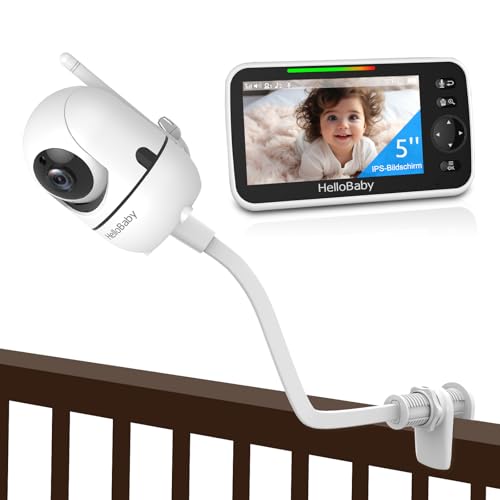 Video baby monitors HelloBaby HB6550 ar kameras stiprinājumu