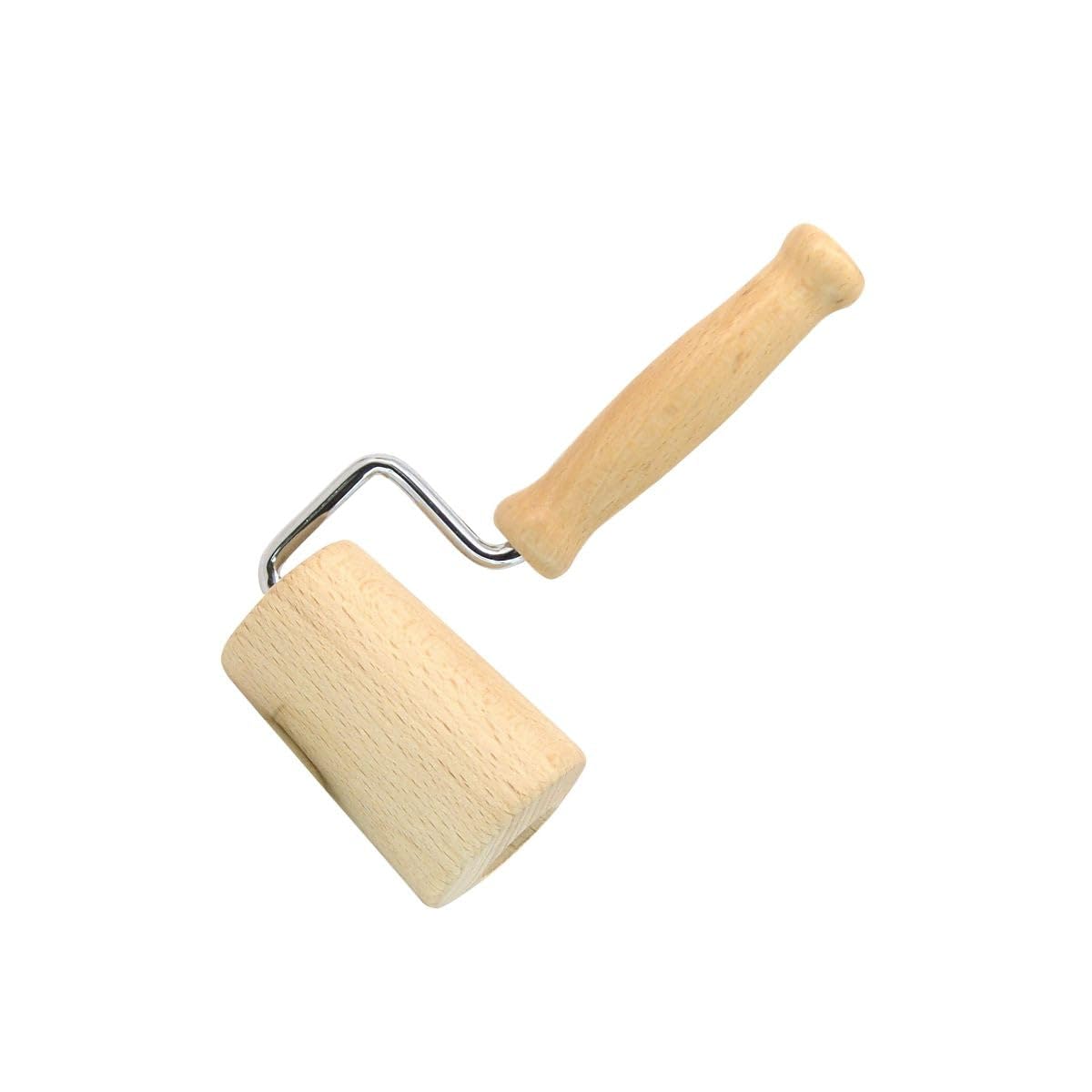 Mīklas rullis Fackelmann no FSC sertificēta dižskābarža koka, ekoloģisks un izturīgs, 170x77x45mm, brūns