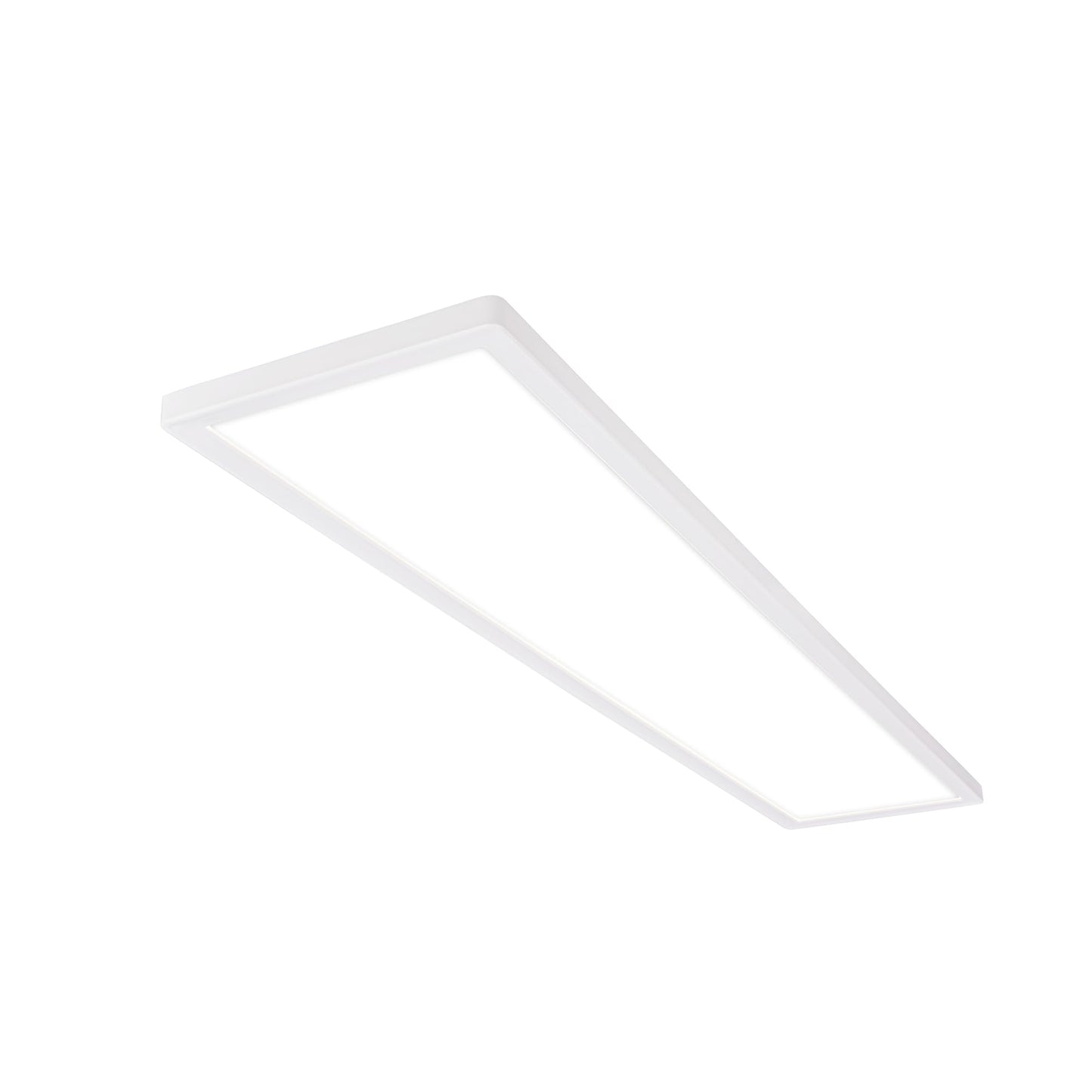 BRILONER LED griestu lampa 98cm ar netiešo apgaismojumu, 3 cm plāna, 36W, 4800lm, neitrāli balta gaisma, balta