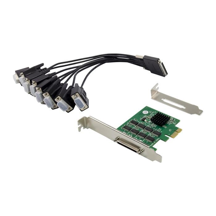 Microconnect PCI-E 17V358 8S Pro RS232 - High-speed serial interface, 8 ports, PCI Express compatibility