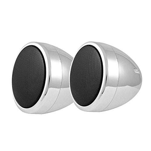 AMPIRE virszemes skaļruņi QX75-CHR, 7 cm, hromēti, pāris