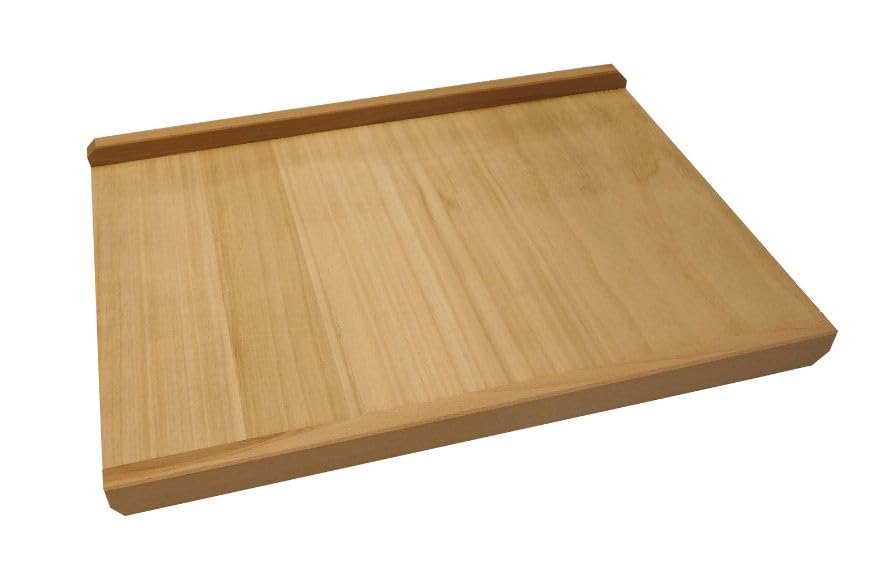 Koka mīklas dēlis CULIMI, 70x50 cm, ar atdures malu, maizes un picas dēlis mīklas izrullēšanai