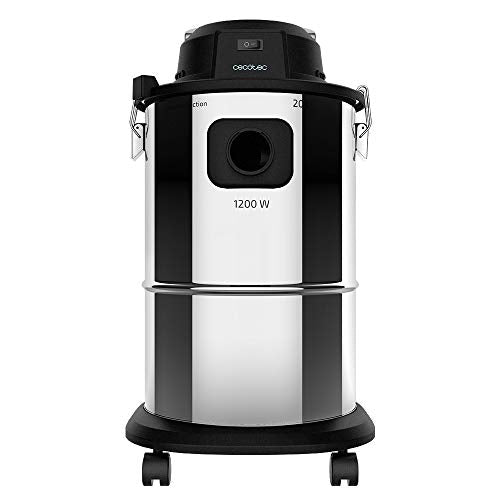 Cecotec Conga Popstar 12200 Steel - Powerful floor vacuum cleaner with sleek design and efficient suction technology.