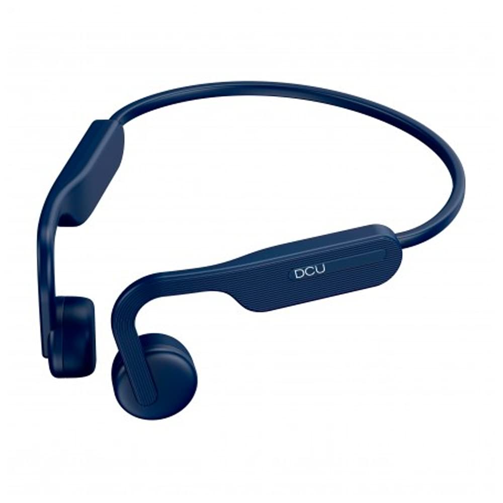 DCU TECNOLOGIC - Bluetooth kaulu vadīšanas austiņas, bezvadu, IPX5, 8h akumulatora darbība, atvērtas ausis, zils