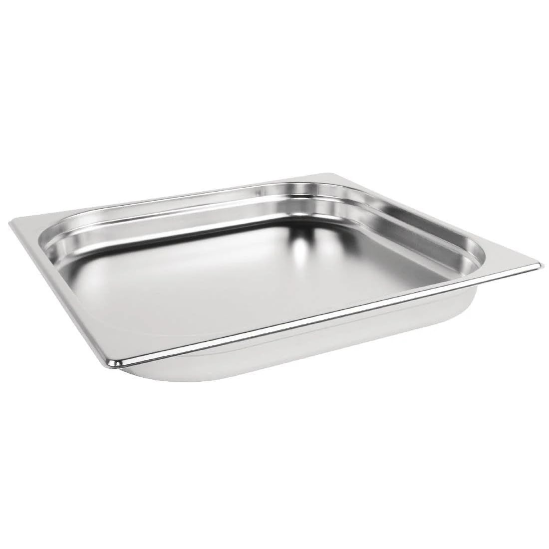 Vogue K810 2/3 Gastronorm panna - nerūsējošais tērauds, 3,5 l tilpums, 40 mm dziļums, sudraba krāsā