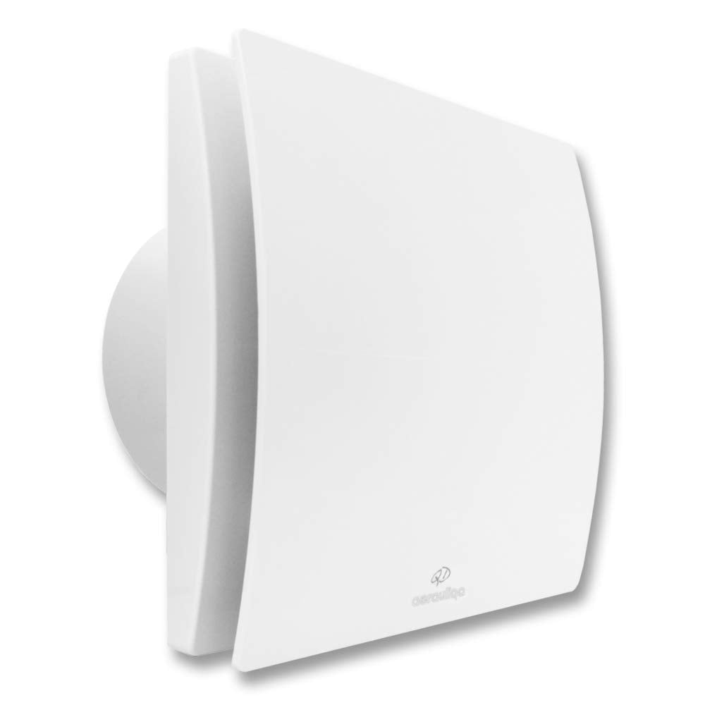 Vannas istabas ventilators QD90 Aerauliqa 90 mm - 8 W - 55 m3/h - 003168, efektīvs aksiālais ventilators virtuvei un vannas istabai