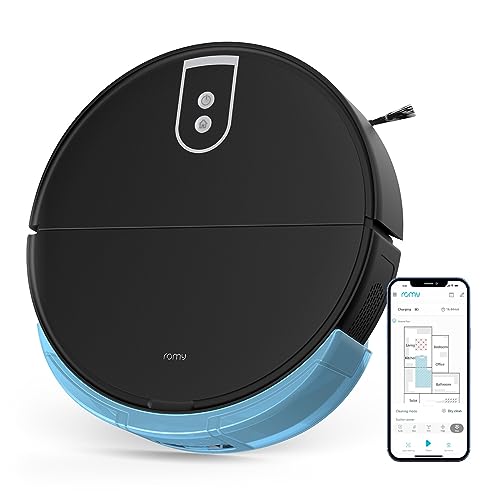 ROMY L6 Performance - Viedās mājas putekļsūcējs robots, 5200Pa sūkšanas jauda, mazgāšanas funkcija, XXL putekļu tvertne, kluss.