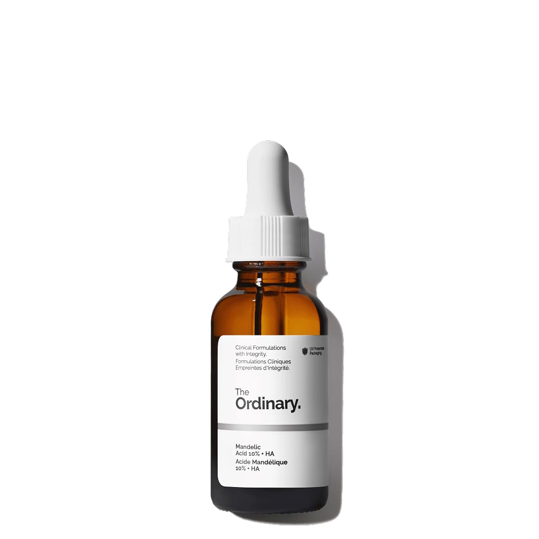 Sejas pīlinga serums The Ordinary Mandelic Acid 10% + HA, maigs serums ādas dzidrināšanai un mitrināšanai, 30ml