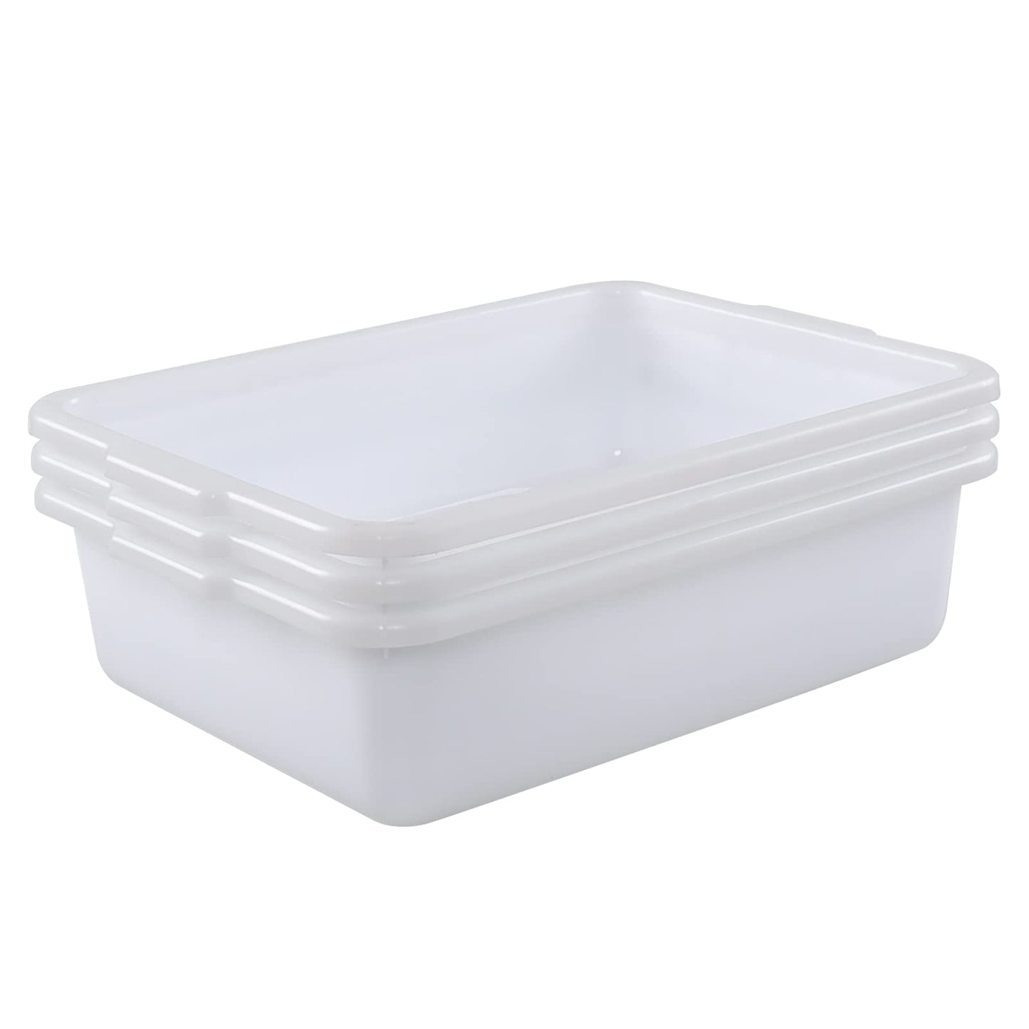 Morcte 13 L plastmasas mazgājamā bļoda, trauku skalošanas bļoda, balta