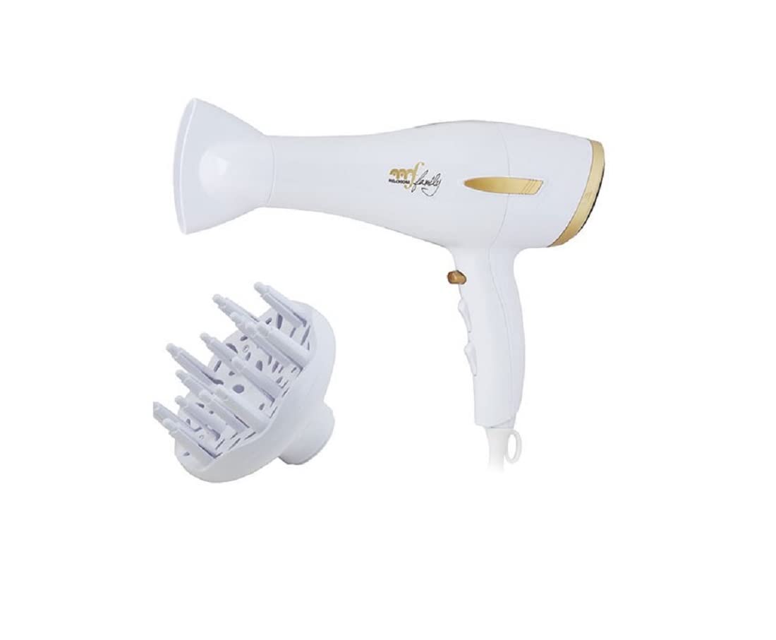 MELCHIONI 118030020 matu žāvētājs Zelta stils ar DC motoru 2200 W