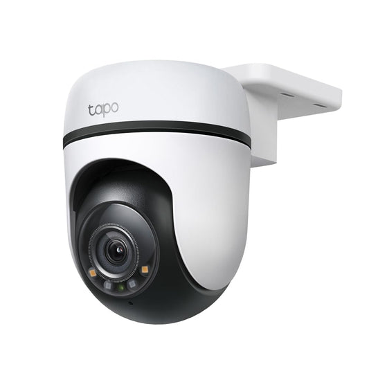 TP-Link Tapo C510W Kameras uzraudzība ārpusē, WLAN IP kamera, 360° pagriešana/tilts, 2K izšķirtspēja, pilnkrāsu nakts redzamība, IP65 ūdensizturīga, inteliģenta kustību izsekošana, divvirzienu audio