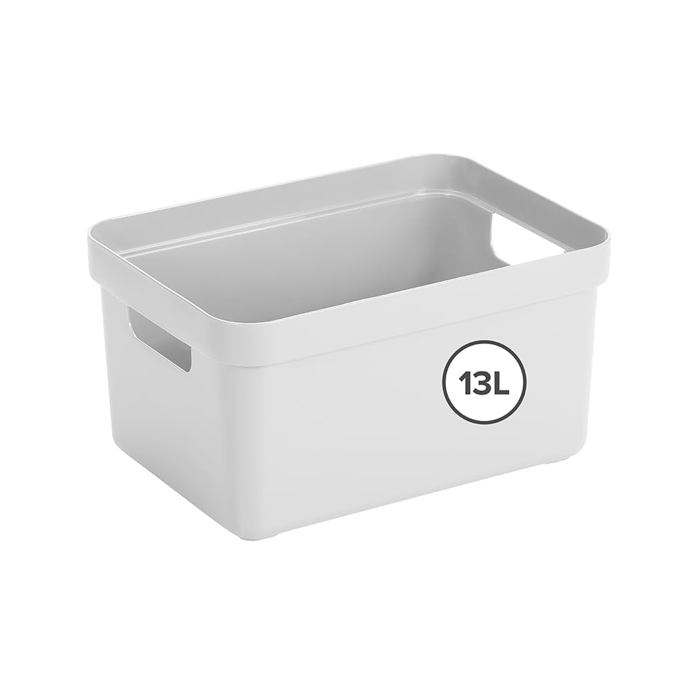 Uzglabāšanas kaste vannas istabai Sunware Sigma Home 13L - 35x24,6x18,3cm - plastmasas kaste bez vāka, grozi un konteineri