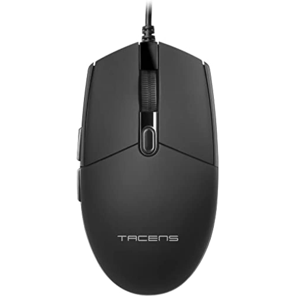 Tacens Anima AMG - ergonomiska profesionālā pele, 3200DPI, mehāniskie HUANO slēdži, viegls dabisks dizains, melna.