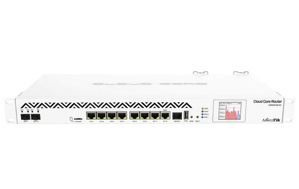 Mikrotik CCR1036-8G-2S Vadu maršrutētājs Gigabit Ethernet Balts
