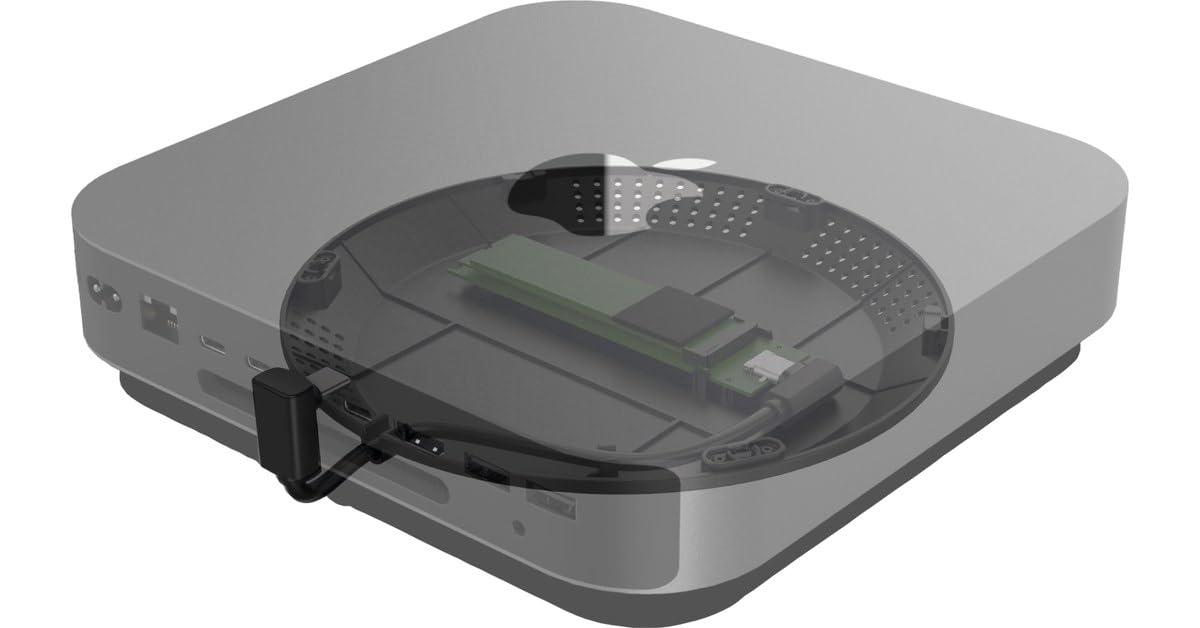 LMP miniStore SSD - Compact storage solution for Mac Mini (2018+), including M1, 19868, enhances performance and capacity.