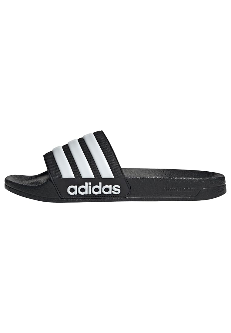 Vīriešu čības adidas Adilette Shower, Core Black / Cloud White, 42 EU