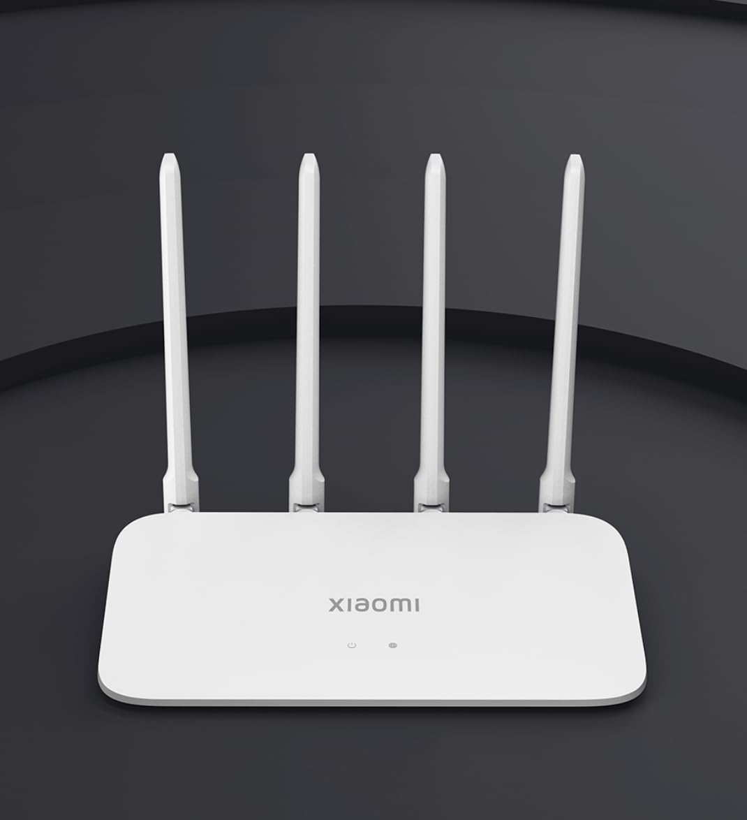 Xiaomi maršrutētājs Ac1200, šķiedru maršrutētājs 1200 Mbit/s, maršrutētājs ar 128 MB atmiņu, bezvadu divjoslu maršrutētājs ar 4 visvirziena antenām, balts
