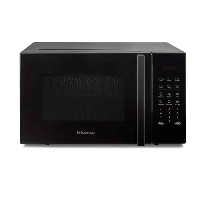 Hisense H29MOBS9H mikroviļņu krāsns, 29 l, XL griešanas plate, 11 jaudas līmeņi, Eco režīms, automātiskās programmas, skārienvadība, melna