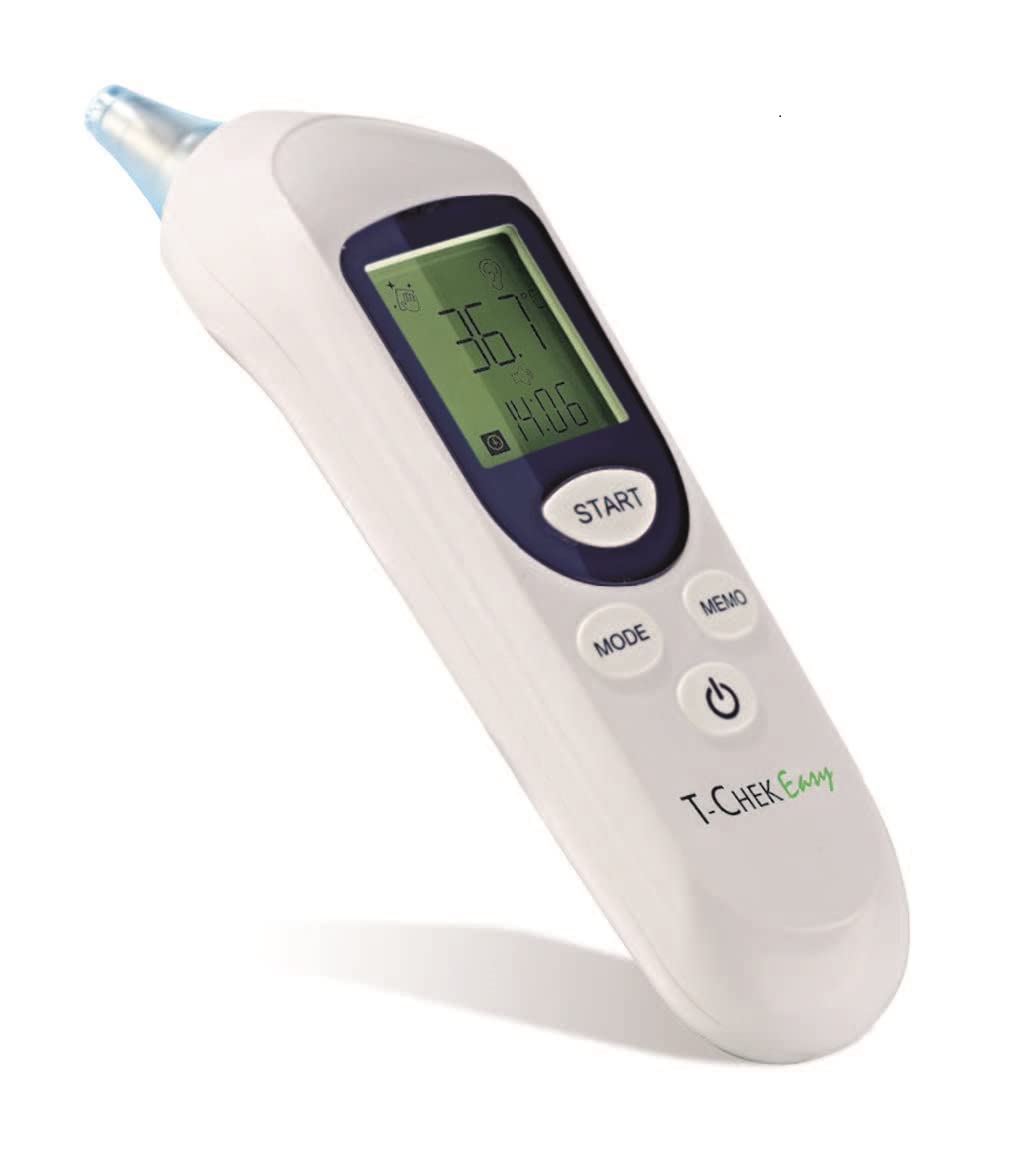 Domotherm 0875 E - In-ear infrared thermometer for body temperature measurement without protective covers.