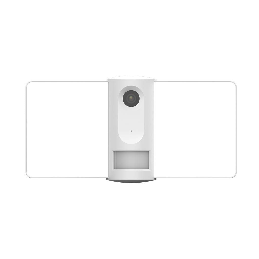 LAXIHUB F1 1080P prožektora IP kamera ar IR sirēnu 12m, balta