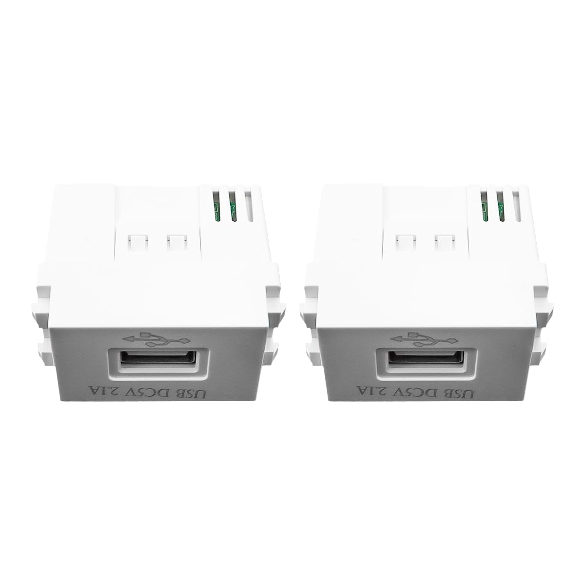 Nicear USB maitinimo modulis 2 vnt. 220V lizdas į 5V transformatorius USB sąsajos adapterio jungiklio modulis 2 1A telefono įkrovimo skydelis