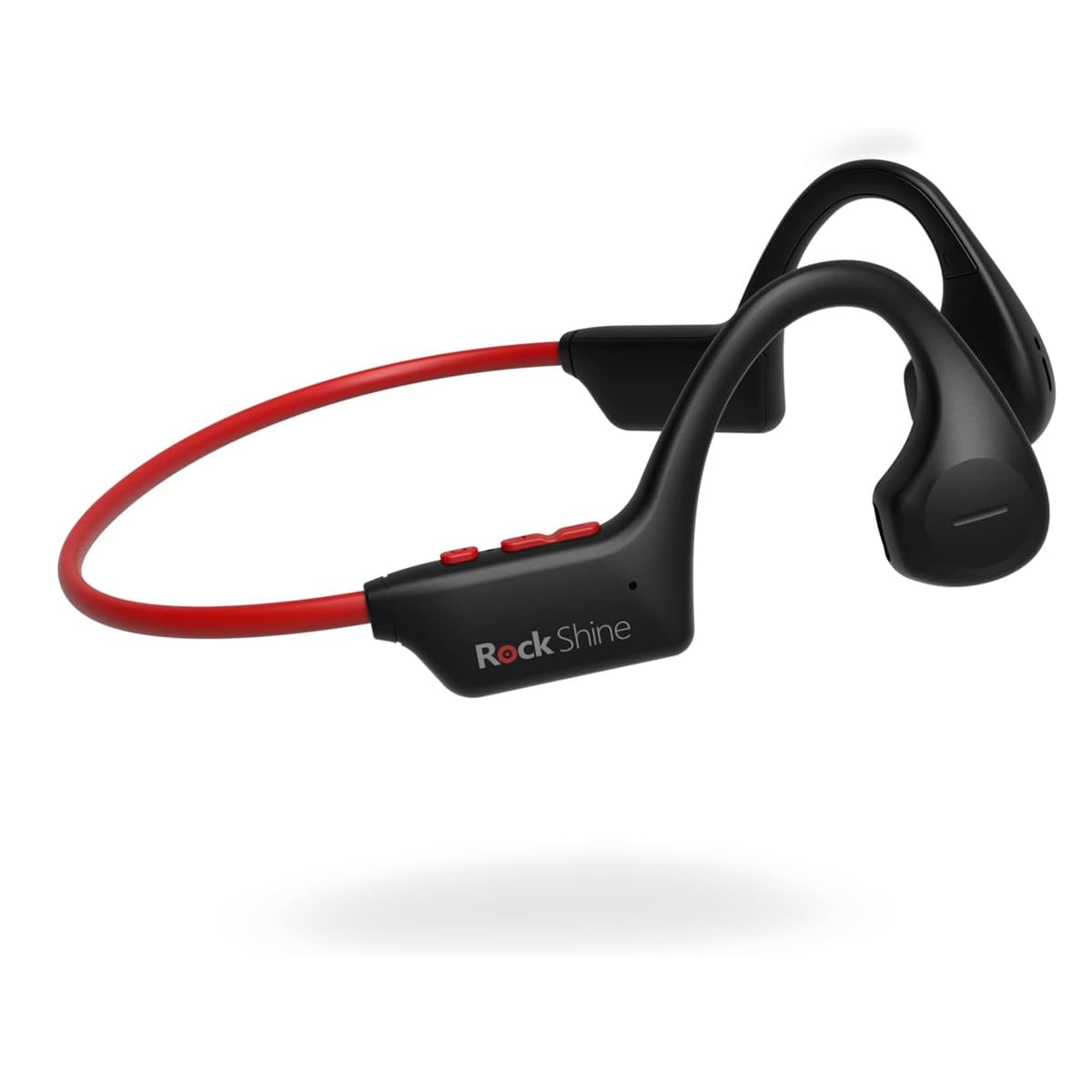 RockShine R1 – Bezvadu BT austiņas, kaulu vadīšana, Bluetooth 5.2, Hi-Fi audio, izturīgas pret sviedriem, ērts piegulums, sarkanas
