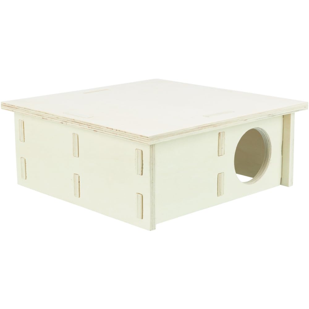 Trixie grauzēju mājiņa ar 4 kamerām kāmjiem un pelēm, bez skavām un naglām, 25 × 10 × 25 cm - 61234
