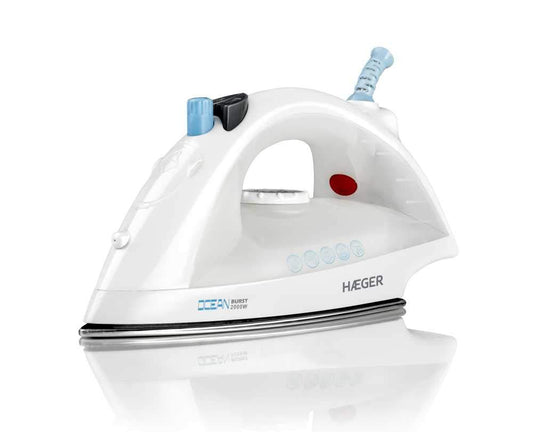 Tvaika gludeklis Ocean Burst 2000 W - nerūsējošā tērauda virsma, regulējama temperatūra, efektīva gludināšana.