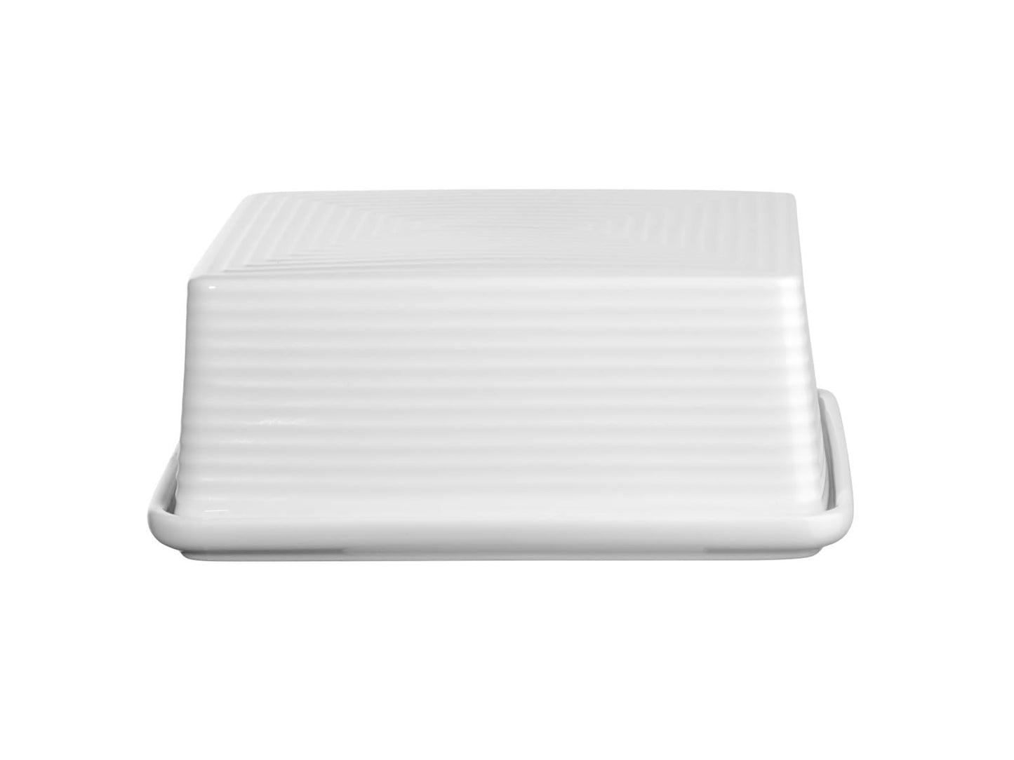 Sviesta trauks ASA kitchen'art, balts porcelāns, 15,3x11,6x7cm