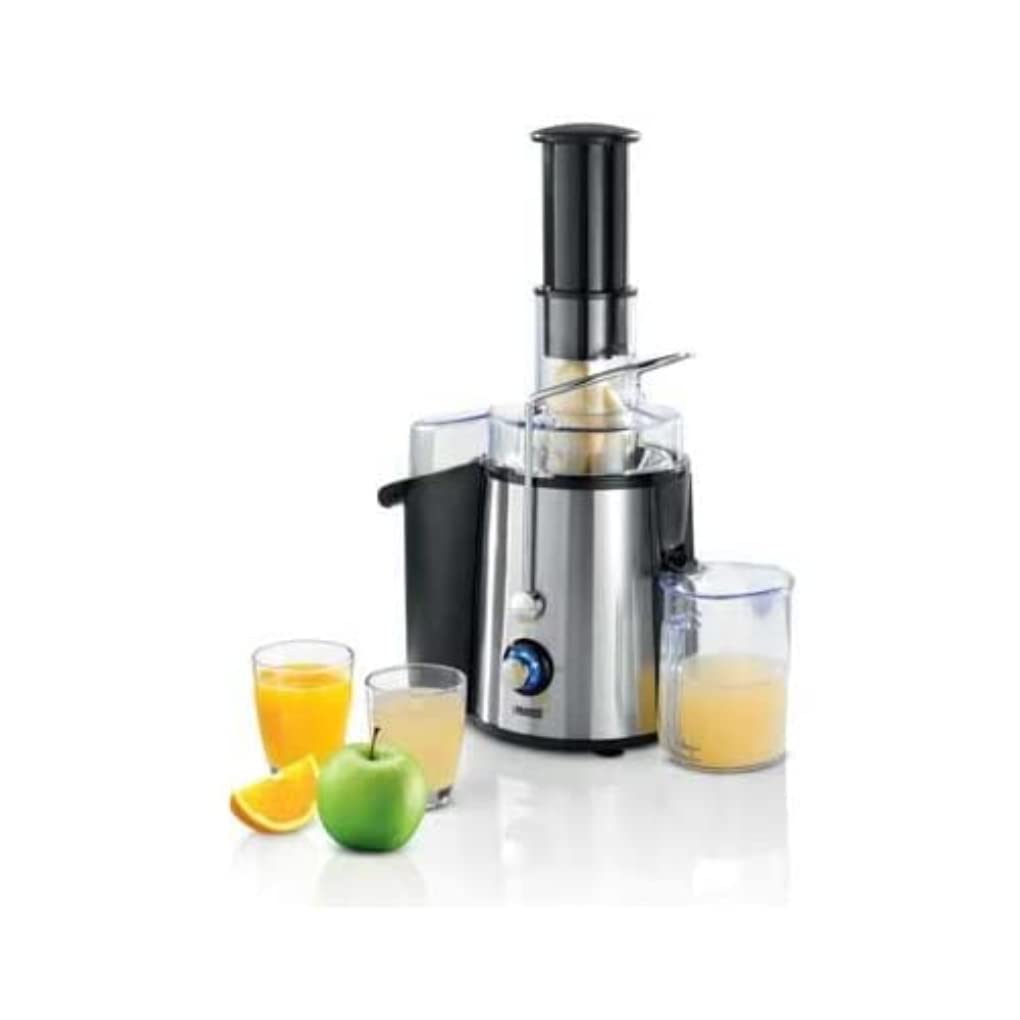 Princese Entsafter - divi jaudas līmeņi, 800 vati, 1L sulas kanna, 2,8L šķiedru savākšanas tvertne, 75 mm liela atkārtotas pildīšanas atvere, 203040