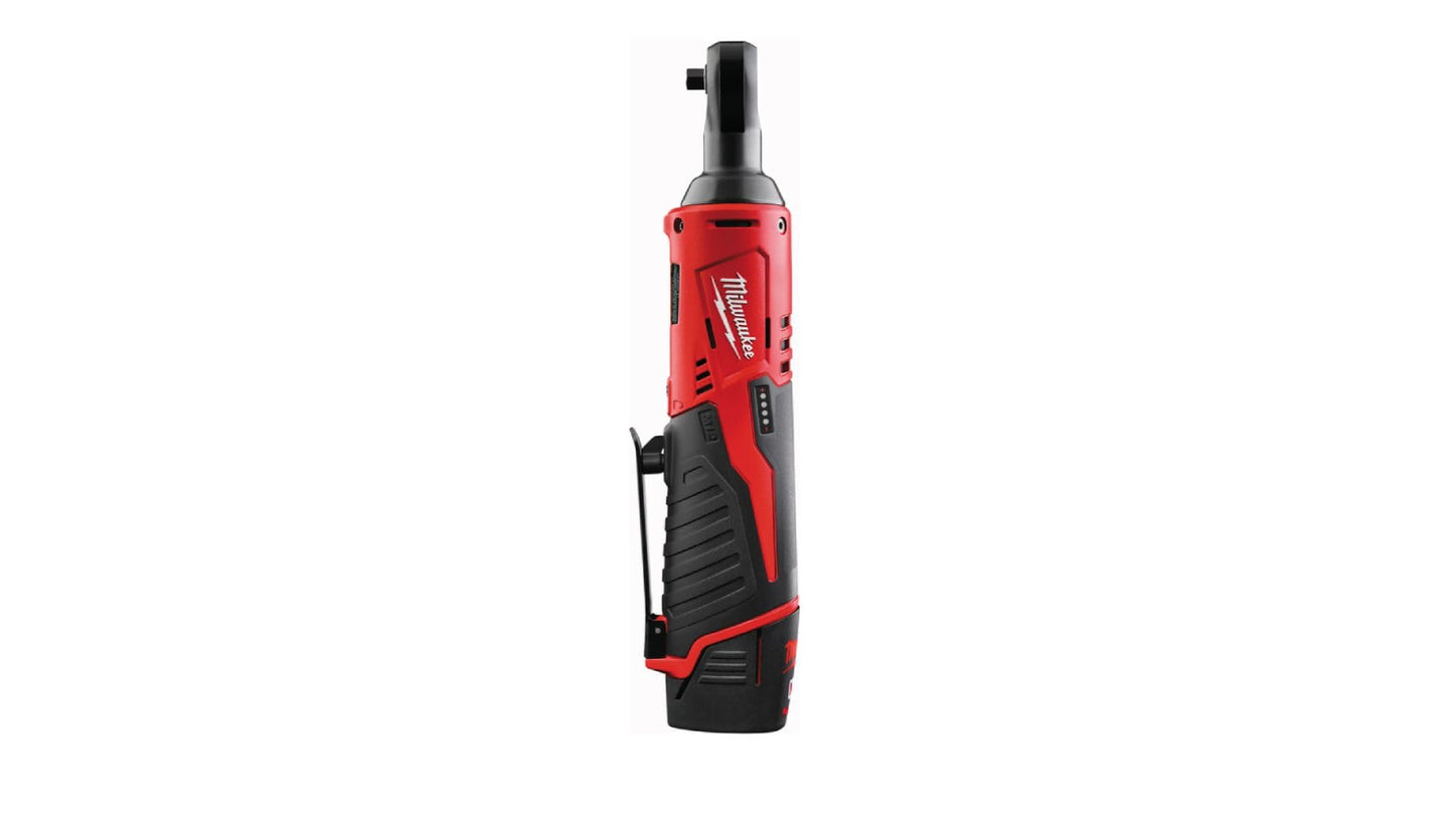 Milwaukee M12 IR-201 1/4 - 12V impact wrench with 2.0Ah battery, compact design, and high torque performance.