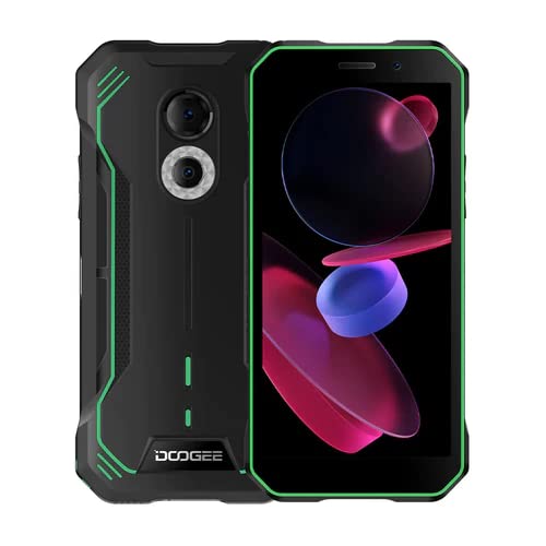 DOOGEE S51 - 4 GB RAM, 64 GB storage, green color, durable design, ideal for outdoor use.