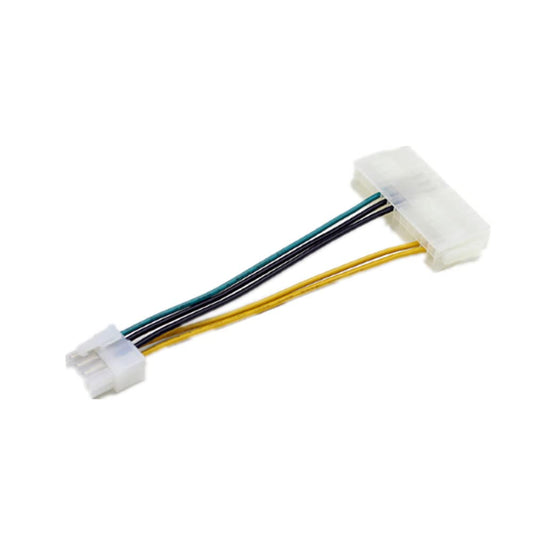TuToy ATX barošanas bloks - 20Pin + CPU 4Pin uz Exp Gdc 8Pin adaptera kabelis, ideāls jaudai un savienojamībai.