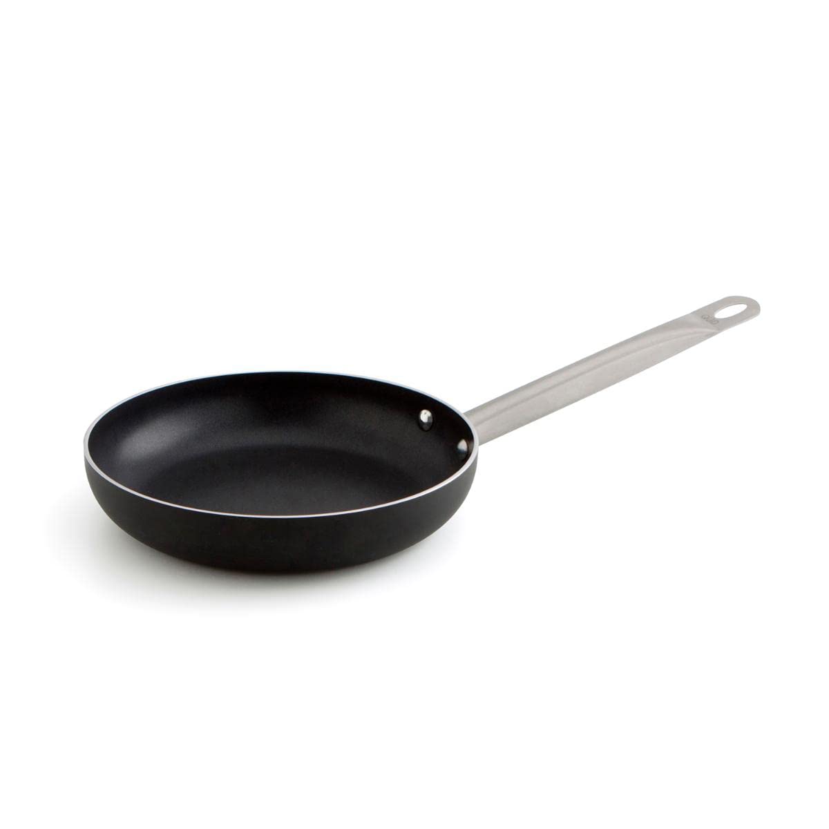 Quid panna 36 cm Pro Chef - alumīnijs, melna un tērauda, 12.6 cm, ideāla cepšanai un sautēšanai.
