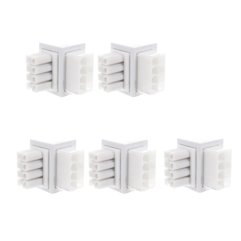 Erpmlyo 5 gab. ATX 8-polu leņķveida 90 grādu uz 8 pin spraudni - GPU stūres pastiprinātāja savienojums galddatoriem