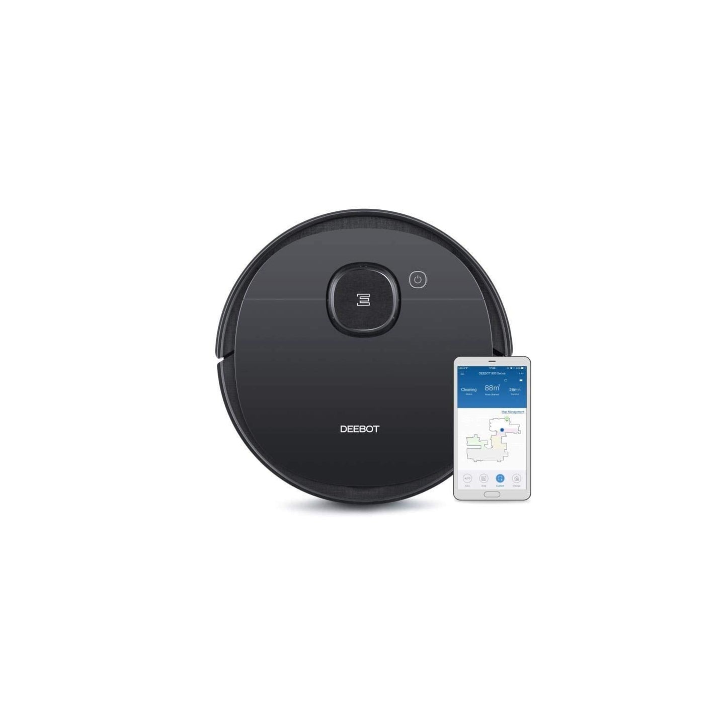 ECOVACS DEEBOT OZMO 950 - 2-in-1 putekļsūcējs-robots ar mazgāšanas funkciju, inteliģentu navigāciju, Google Home un Alexa.