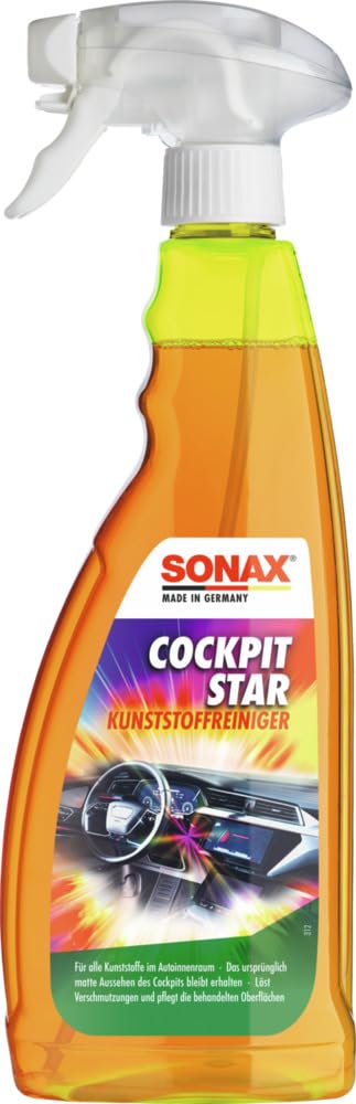 Salona kopšanas līdzeklis SONAX CockpitStar, 750 ml, matētām un strukturētām virsmām