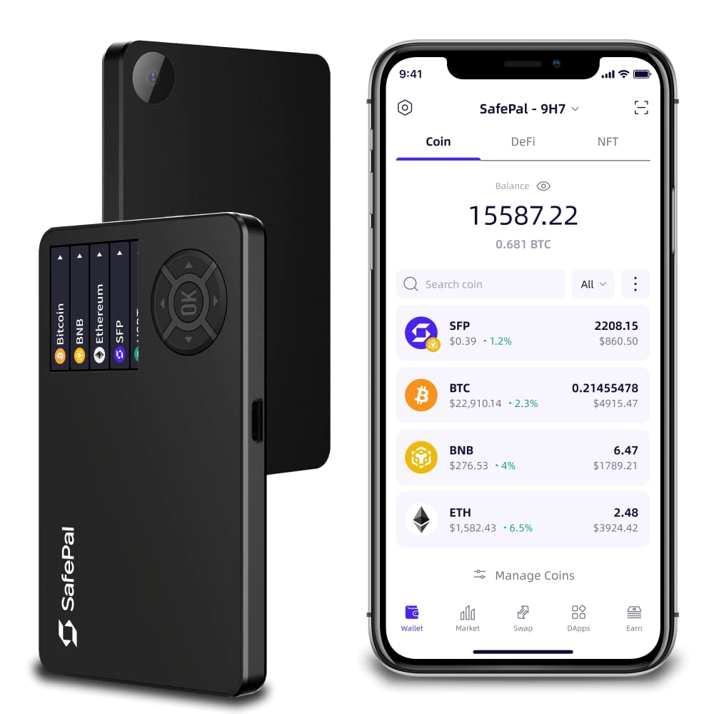 Aparatūras maks SafePal S1, kriptovalūtu privāto atslēgu droša glabāšana, aukstā glabātuve Bitcoin, Ethereum un citiem tokeniem, NFT, seed frāzēm un kriptoaktīviem
